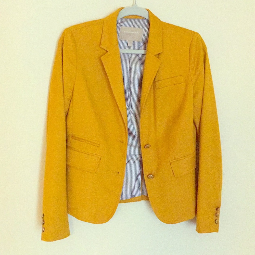 Mustard blazer
